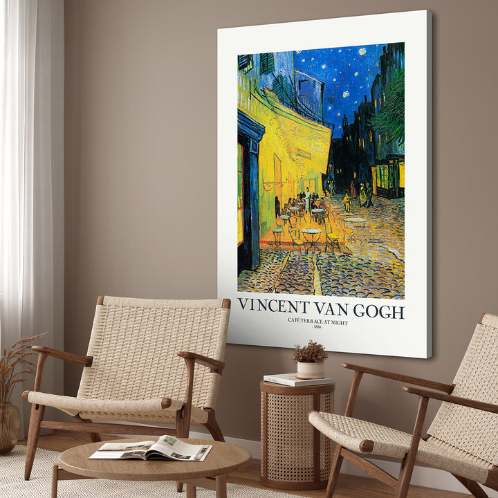 Ljuddämpande tavla - Café Terrace At Night