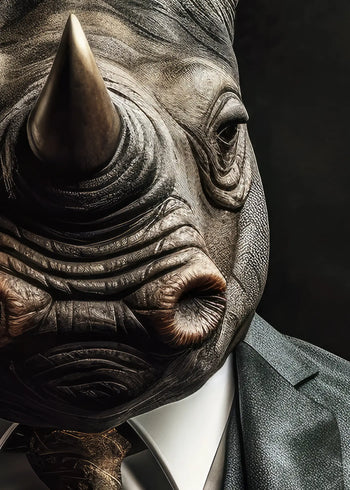 Canvastavla - The Rhino Executive