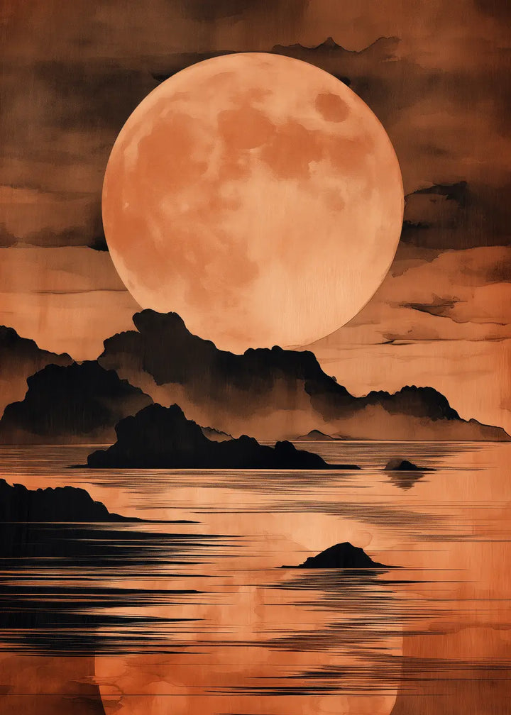 Poster - Moonlit Horizon
